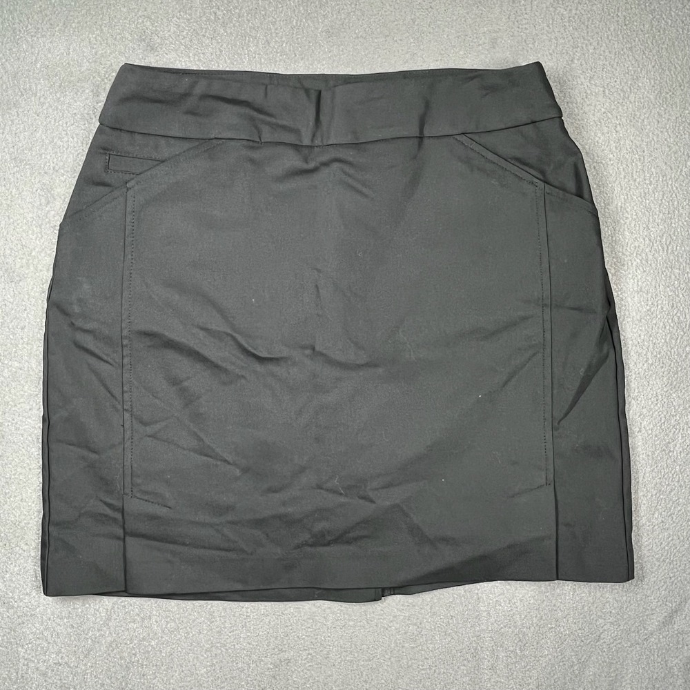 S.C. &‎ CO Black Activewear Skort Built-In Shorts Stretch Pockets Minimalist S